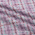 Double-sided diagonal 2/2 plaid fabric